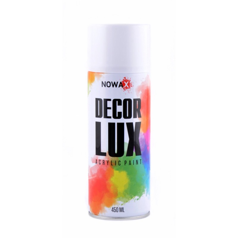 Фарба акрилова Nowax Spray 450мл білий глянц (GLOSS WHITE/RAL9010)