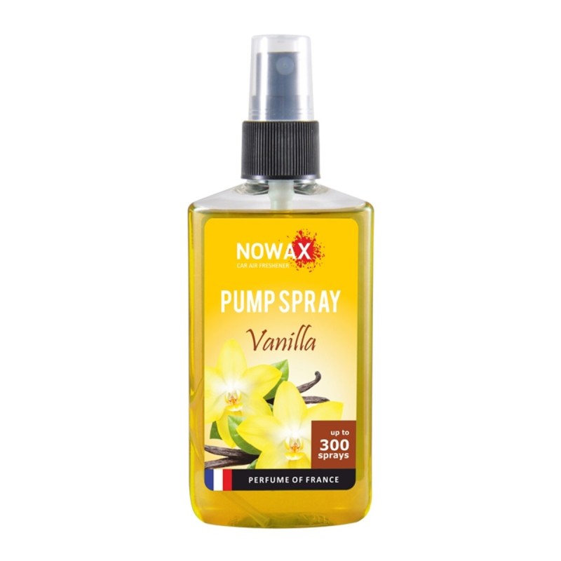 Ароматизатор Nowax Pump Spray Vanilla, 75ml у вигляді спрею
