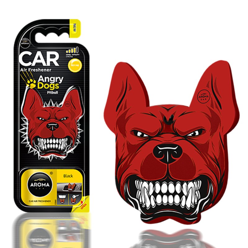 Ароматизатор Aroma Car Angry Dogs - Black сухий