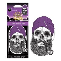 Ароматизатор Aroma Car Cellulose Dia De Los Muertos - Skull with a Pipe сухий