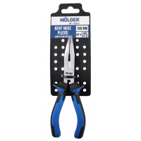 Довгогубці Molder вигнуті Cr-V 180мм, двокомпонентна ручка