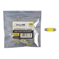 LED автолампа Solar 12V SV8.5 T11x36 1COB-8SMD 56LM white 10шт LED автолампа Solar 12V SV8.5 T11x36 1COB-8SMD 56LM white 10шт