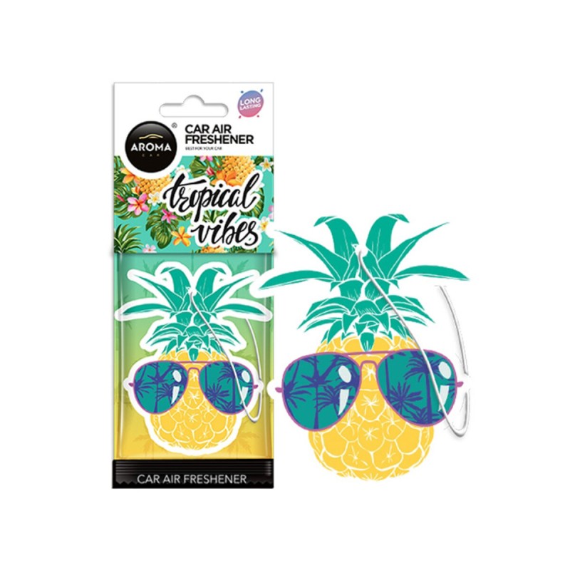 Ароматизатор Aroma Car Cellulose FRUITS - Pineapple Mohito сухий