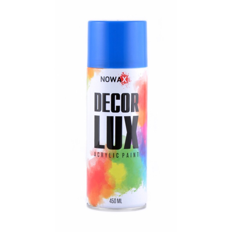 Фарба акрилова Nowax Spray 450мл синій (TRAFFIC BLUE/RAL5017)
