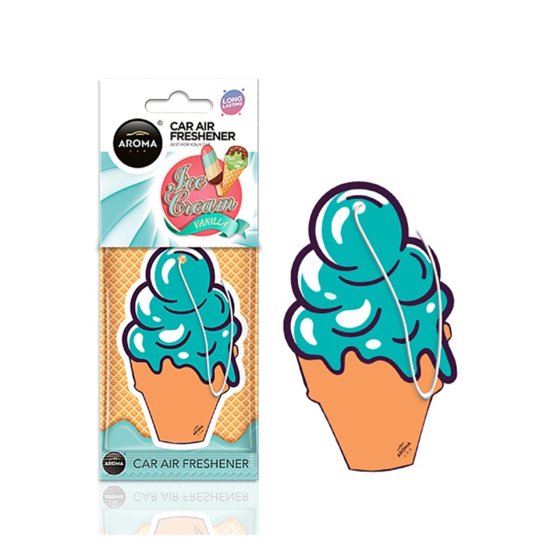 Ароматизатор Aroma Car Cellulose SWEETS - Ice Cream Blue сухий