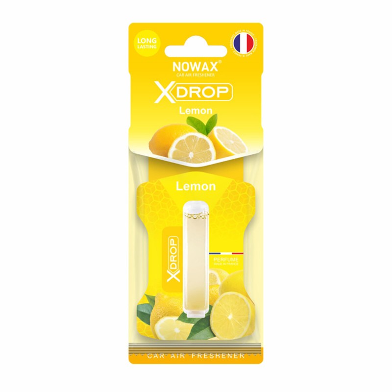 Ароматизатор целюлозний з капсулою Nowax серія X Drop - Lemon