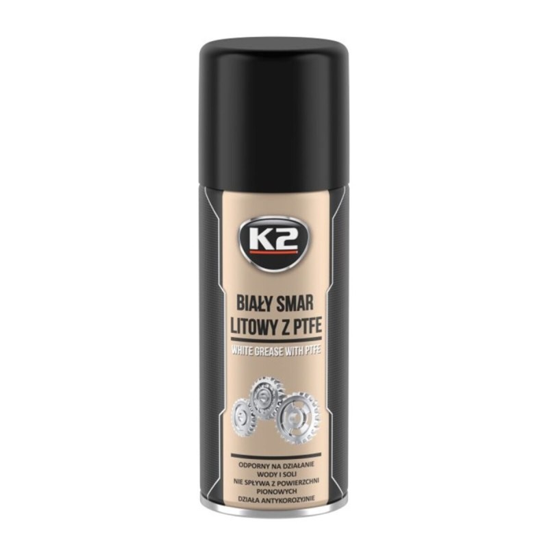 Змазка універсальна K2 PRO White PTFE рідка літієва біла 400мл