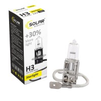 Галогенова лампа Solar H3 12V 55W PK22s Starlight +30% 1203