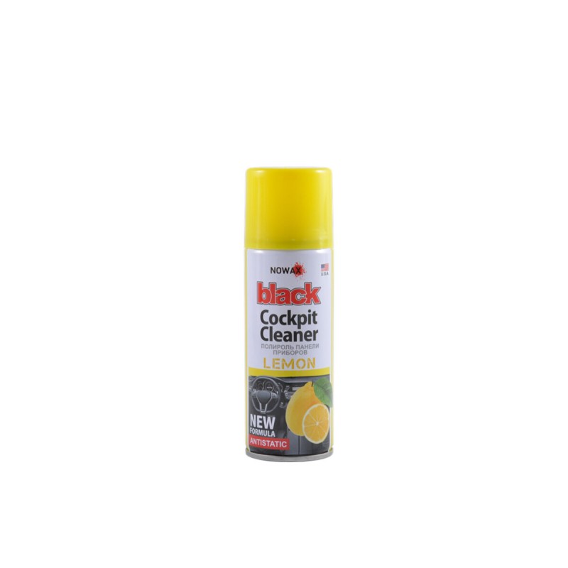 Поліроль для панелі приладів Nowax Cockpit Cleaner Spray Лимон, 200мл