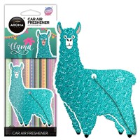 Ароматизатор Aroma Car Cellulose GLITTER SERIES - Lama сухий