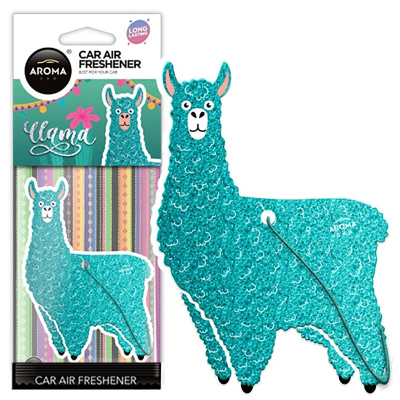 Ароматизатор Aroma Car Cellulose GLITTER SERIES - Lama сухий