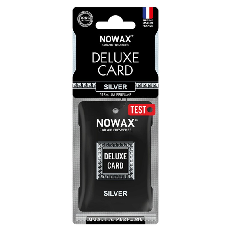 Ароматизатор Nowax Delux Card Silver, 6g сухий