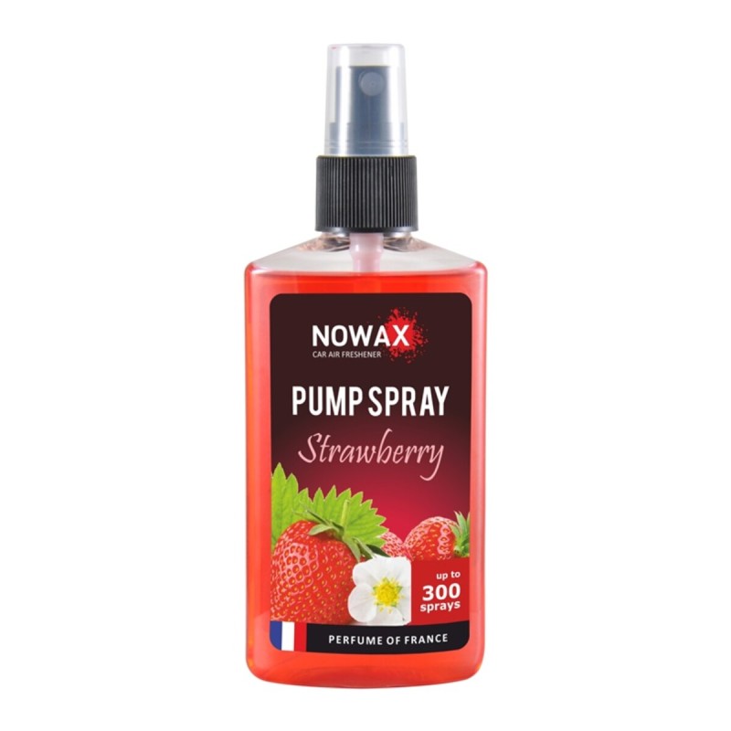 Ароматизатор Nowax Pump Spray Strawberry, 75ml з розпилювачем