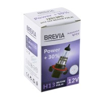 Галогенова лампа Brevia H13 12V 60/55W P26.4t Power +30% CP Галогенова лампа Brevia H13 12V 60/55W P26.4t Power +30% CP