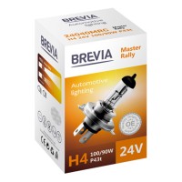 Галогенова лампа Brevia H4 24V 100/90W P43t Master Rally CP Галогенова лампа Brevia H4 24V 100/90W P43t Master Rally CP