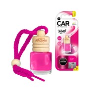 Ароматизатор Aroma Car Wood Bubble Gum, 6ml рідкий