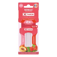 Ароматизатор з подвійною капсулою Nowax X Twice - Strawberry & Peach