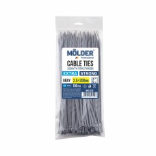 Хомути Molder пластикові сірі 2,5x200, 100шт