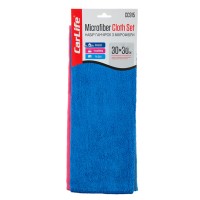 Ганчірка з мікрофібри CarLife 30x30 см.,набір 3шт (для полірування та скла)