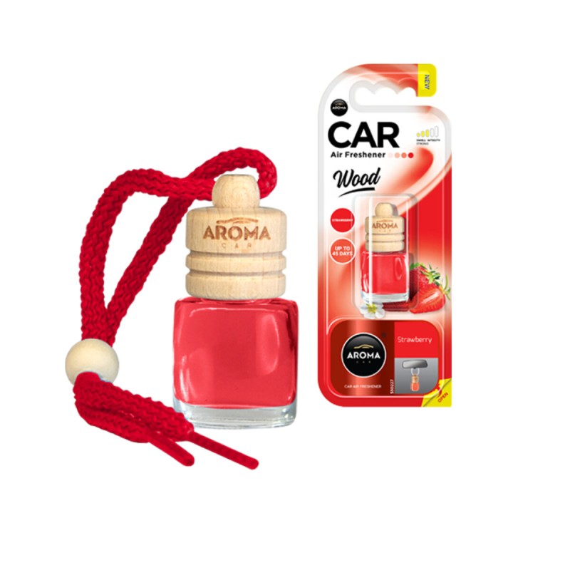 Ароматизатор Aroma Car Wood Strawberry, 6ml рідкий