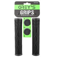 Гріпси керма Grey's силіконові 165мм чорні 2шт