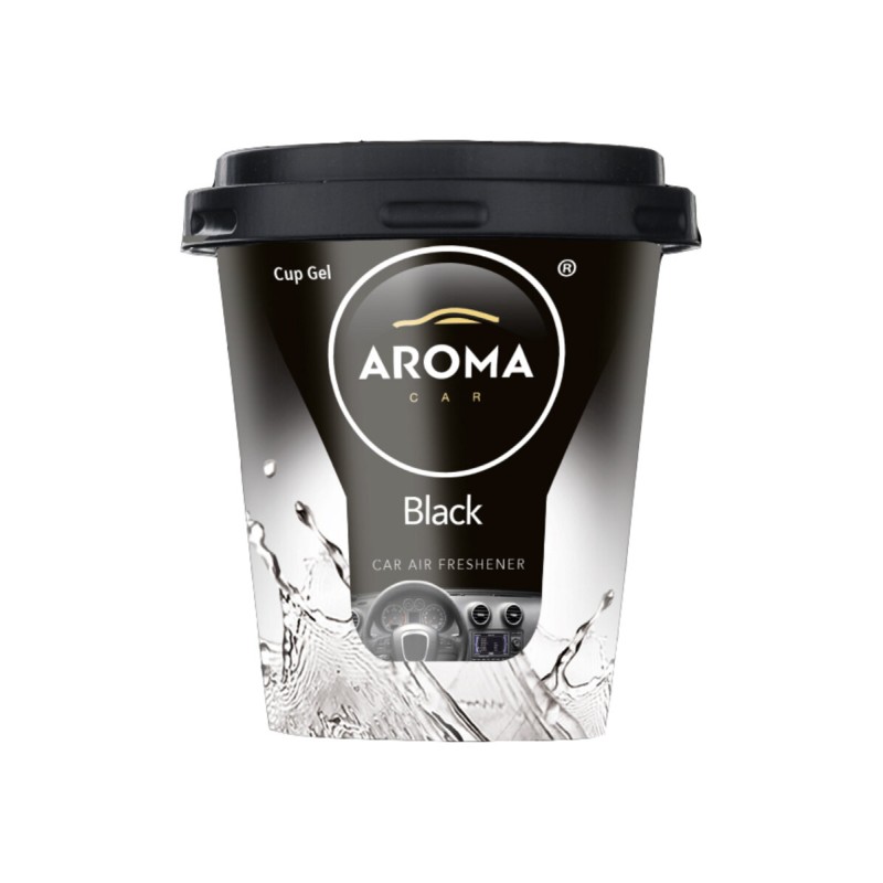 Ароматизатор Aroma Car CUP Gel Black гелевий 130g