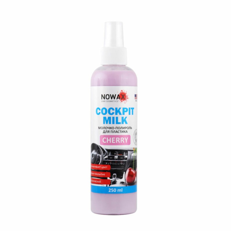 Молочко для панелі приладів Nowax Cockpit Milk Вишня, 250мл