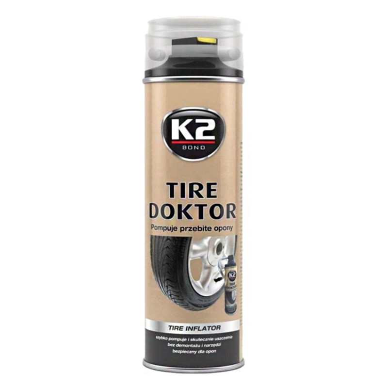 Герметик для усунення проколів шин K2 Tire Doctor аерозоль 500мл
