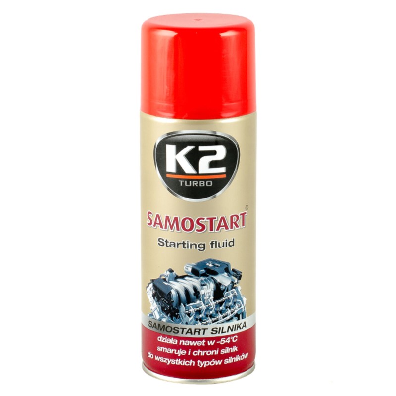 Препарат для полегшення запуску двигуна (аерозоль) K2 Super Start, 400мл