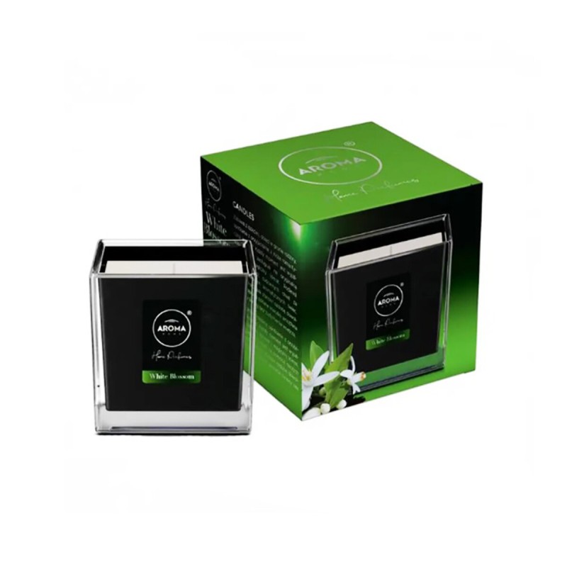 Ароматична свічка Aroma Home Black Series Candles -White Blossom 155г