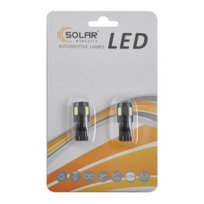 LED автолампа Solar 12V T10 W2.1x9.5d 6SMD 5630 white, 2шт LS286_B2