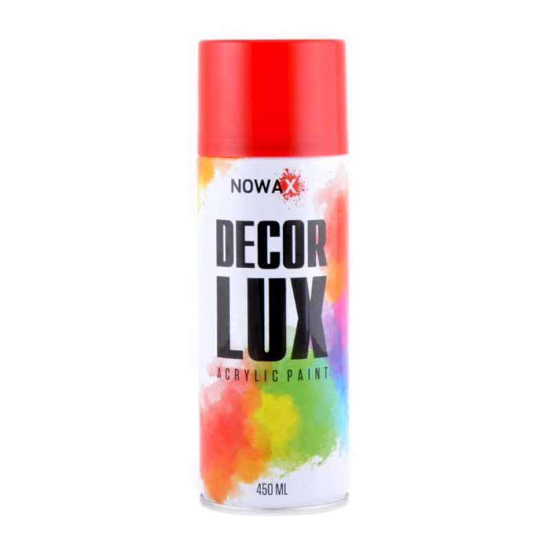 Фарба акрилова Nowax Spray 450мл червоний (TRAFFIC RED/RAL3020)