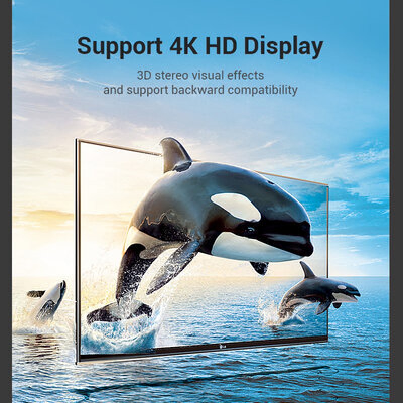 АДАПТЕР VENTION HDMI 270 DEGREE MALE TO FEMALE ADAPTER BLACK (AINB0)