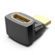 АДАПТЕР VENTION HDMI 270 DEGREE MALE TO FEMALE ADAPTER BLACK (AINB0)
