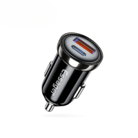 Автомобільний зарядний пристрій Essager Sunset Type-C to Lightning 20W USB Charging Cable  black (ECC2Q-WL0A)
