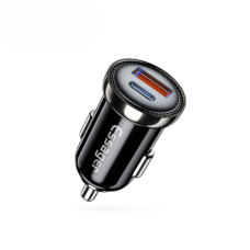 Автомобільний зарядний пристрій Essager Sunset Type-C to Lightning 20W USB Charging Cable  black (ECC2Q-WL0A)