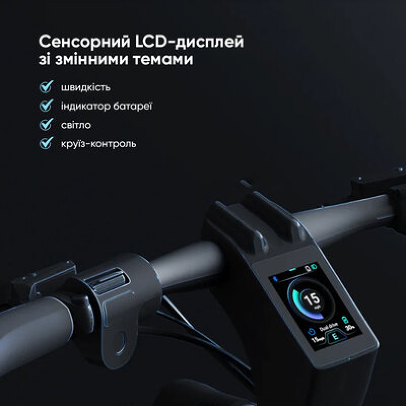 Електросамокат OKAI ES800 Panther Off-Road Black 12", 1500(3000)W, Dual Motor, 19,2Ah, 50km, 60kmh, 35%, NFC, App, 43kg (ES800-B)