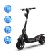 Електросамокат OKAI ES800 Panther Off-Road Black 12", 1500(3000)W, Dual Motor, 19,2Ah, 50km, 60kmh, 35%, NFC, App, 43kg (ES800-B)