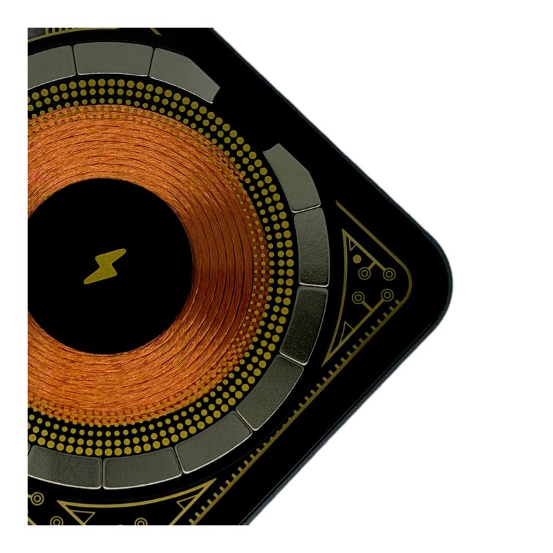 Повербанк Q9 10000 mAh прозорий (MagSafe) - Графітовий