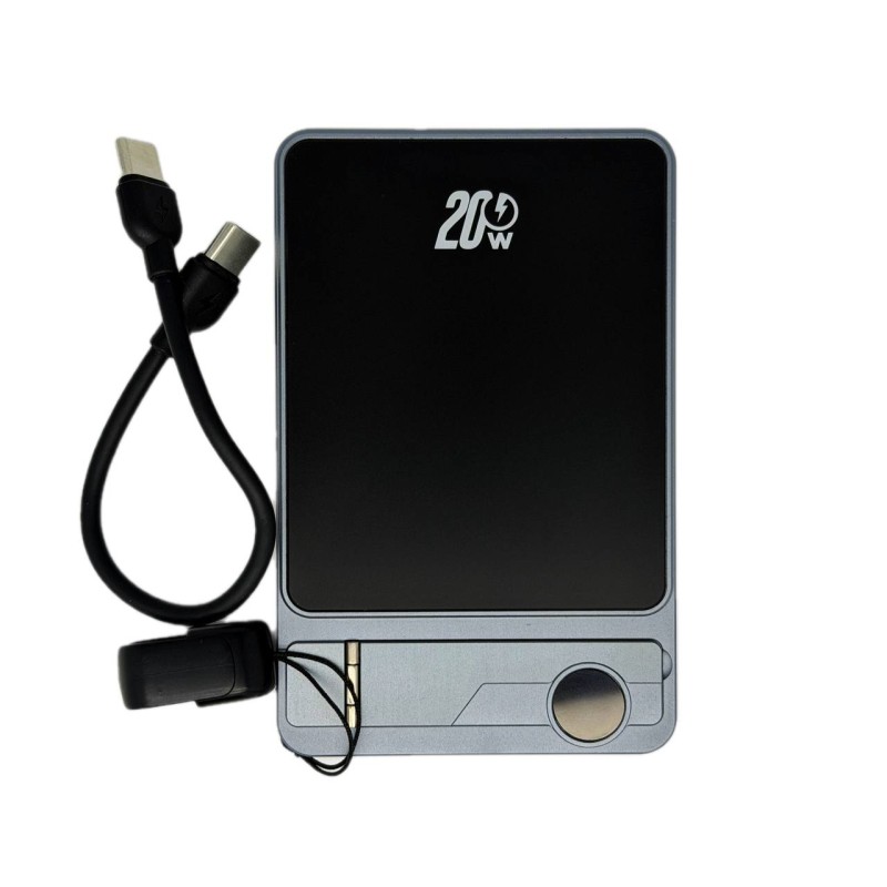 Повербанк F15 5000 mAh 20W (MagSafe) - графітовий