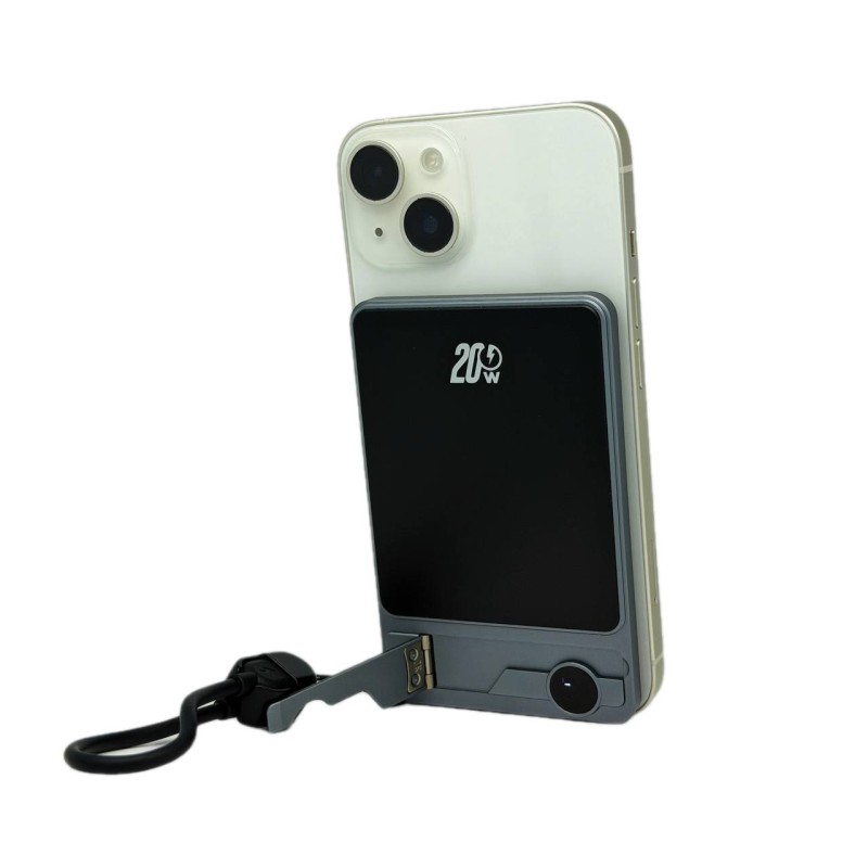 Повербанк F15 5000 mAh 20W (MagSafe) - графітовий