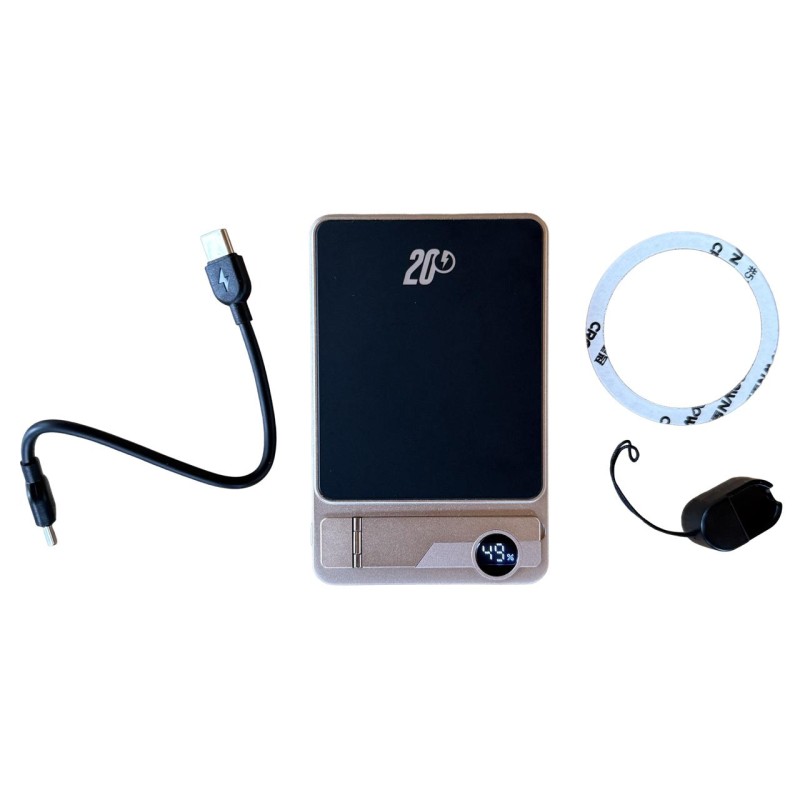 Повербанк F15 5000 mAh 20W (MagSafe) - золотий