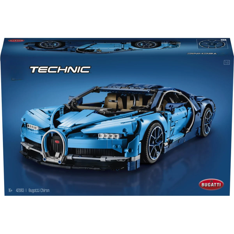 Конструктор Bugatti Chiron (42083) — шедевр інженерії у вас вдома