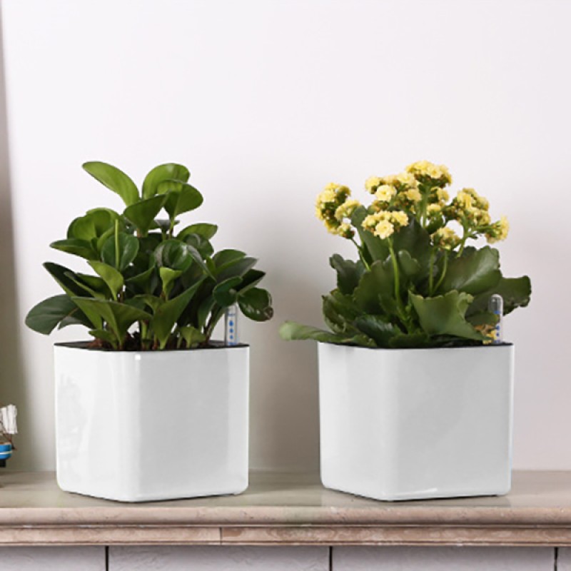 Горщик для квітів з системою автополиву L 17,2 х 17,2 х 16,2 см