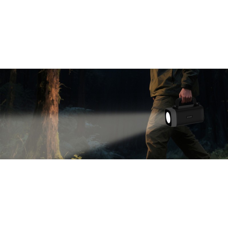 Повербанк C61 для ноутбука 60000 mAh 100W — чорний (з ліхтарем і ручкою)