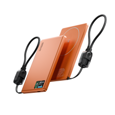 Повербанк 007 10000 mAh 20W з FTF-дисплеєм (MagSafe) - помаранчевий