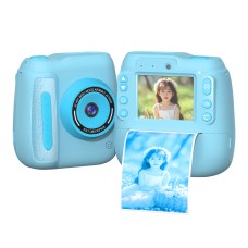 Дитячий цифровий фотоапарат DELANDA з миттєвим друком та записом відео - блакитний