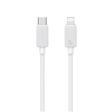Кабель Usams US-SJ692 30W Striped Data Cable Type-C To Lightning-KY Series 1m white (SJ692USB02)