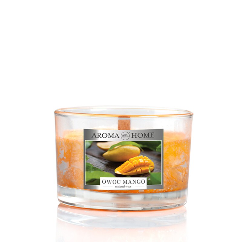 Ароматична свічка Aroma Home Natural Waxes Candle 115g - MANGO FRUIT