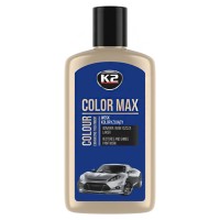 Поліроль восковий для кузова K2 Color Max синій 250мл